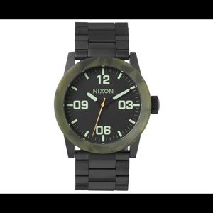 Nixon 42mm Corporal Stainless Steel Matte Black